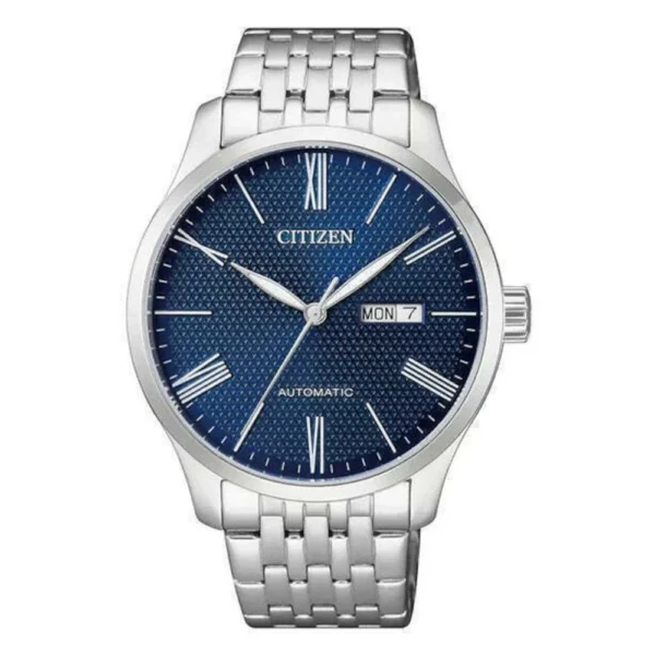 Citizen Ανδρικό Ρολόι 40mm Αυτόματο με Ασημί Μεταλλικό Μπρασελέ – NH8350-59L