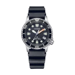 Citizen Γυναικείο Ρολόι 36mm Μπαταρίας με Μαύρο Μεταλλικό Μπρασελέ - EO2020-08E