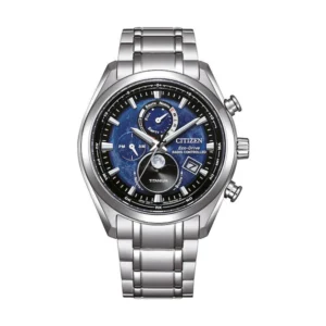 Citizen Ανδρικό Ρολόι 43mm Μπαταρίας με Ασημί Μεταλλικό Μπρασελέ - BY1010-81L