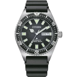 Ρολόι CITIZEN Promaster Divers Automatic Black Polyurethane Strap - NY0120-01EE