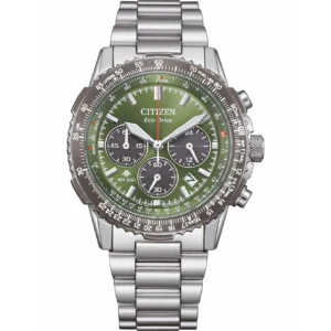 Ρολόι CITIZEN Promaster Sky EcoDrive Chronograph Silver Stainless Steel Bracelet - CA4664-60W
