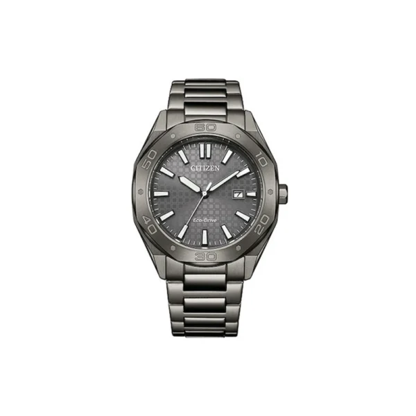 Citizen Eco-drive Ανδρικό Ρολόι Μπαταρίας με Μαύρο Μεταλλικό Μπρασελέ – BM7637-81H
