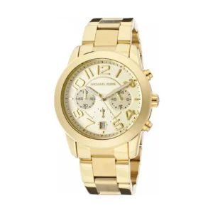 Michael Kors Mercer Ανδρικό Ρολόι 42mm Χρονογράφος Μπαταρίας με Χρυσό Μεταλλικό Μπρασελέ - MK5726