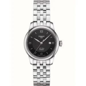 Tissot Le Locle Γυναικείο Ρολόι 29mm Αυτόματο με Ασημί Μεταλλικό Μπρασελέ - T006.207.11.058.00