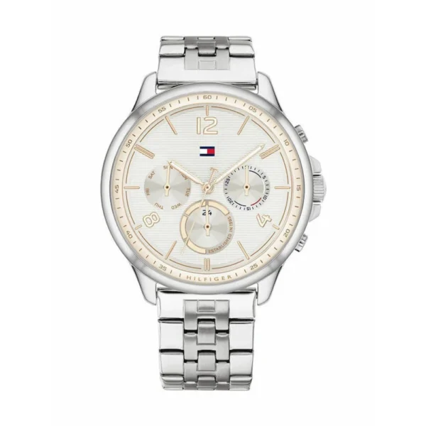 Tommy Hilfiger Harper Γυναικείο Ρολόι 38mm Χρονογράφος Μπαταρίας με Ασημί Μεταλλικό Μπρασελέ – 1782222