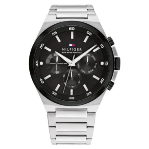 Tommy Hilfiger Dexter Ανδρικό Ρολόι 46mm Μπαταρίας με Ασημί Μεταλλικό Μπρασελέ - 1792087