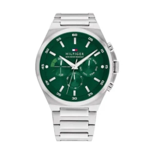Tommy Hilfiger Dexter Ανδρικό Ρολόι 46mm Μπαταρίας με Ασημί Μεταλλικό Μπρασελέ - 1792088