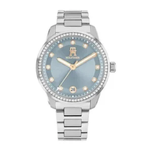 Tommy Hilfiger Γυναικείο Ρολόι 36mm Μπαταρίας με Ασημί Μεταλλικό Μπρασελέ - 1782795