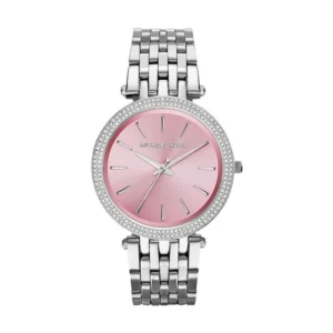 Michael Kors Darci Γυναικείο Ρολόι 39mm Μπαταρίας με Ασημί Μεταλλικό Μπρασελέ - MK3352