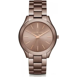 Michael Kors Runway Γυναικείο Ρολόι 40mm Μπαταρίας με Ροζ Χρυσό Μεταλλικό Μπρασελέ - MK3418