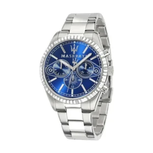 Maserati Competizione Ανδρικό Ρολόι 43mm Χρονογράφος Μπαταρίας με Ασημί Μεταλλικό Μπρασελέ - R8853100013