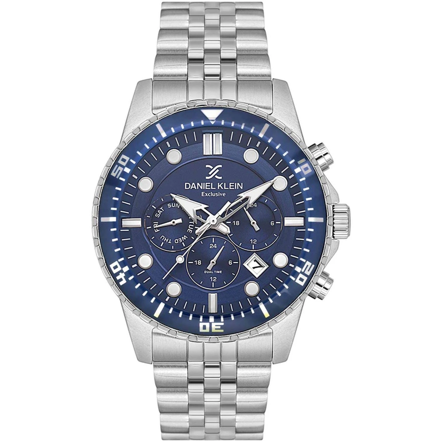 8682308440232-daniel-klein-dual-time-silver-stainless-steel-bracelet-0
