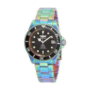 Invicta Pro Diver Ανδρικό Ρολόι 40mm Αυτόματο με Μεταλλικό Μπρασελέ - 26600
