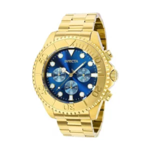 Invicta Pro Diver Ανδρικό Ρολόι 44mm Αυτόματο με Χρυσό Μεταλλικό Μπρασελέ - 36974