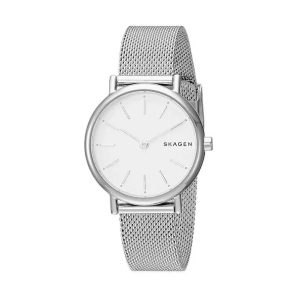 Skagen Γυναικείο Ρολόι 32mm Μπαταρίας με Ασημί Μεταλλικό Μπρασελέ – SKW2692