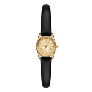 Michael Kors Lexington Γυναικείο Ρολόι 19mm Μπαταρίας με Μαύρο Δερμάτινο Λουράκι - MK4901