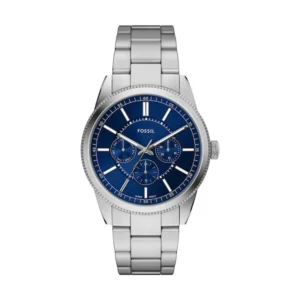 Fossil Multifunction Ανδρικό Ρολόι 42mm Μπαταρίας με Ασημί Μεταλλικό Μπρασελέ - FS6134