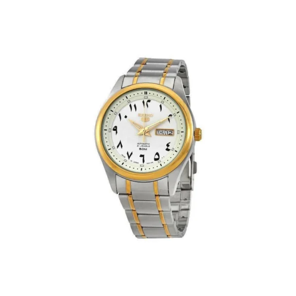 Seiko 5 Ανδρικό Ρολόι 42mm Αυτόματο Ασημί – SNKP22J1