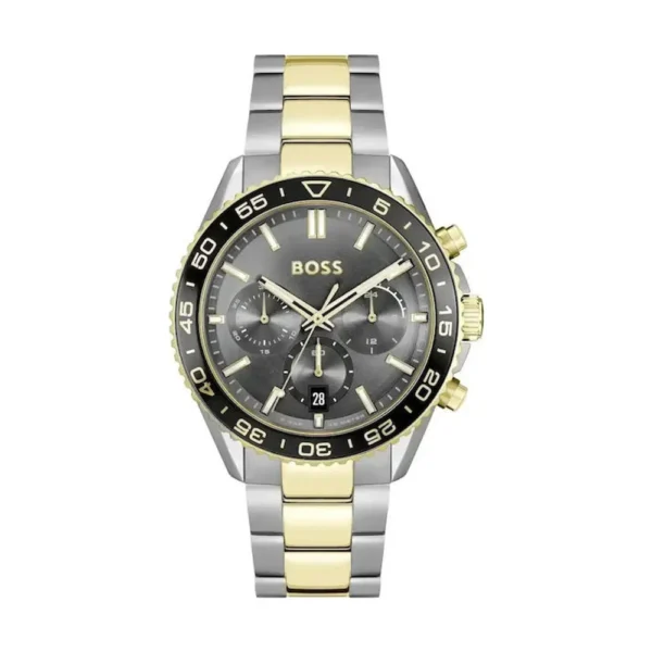 Boss Hugo Ανδρικό Ρολόι 44mm Μπαταρίας Χρυσό – 1514079