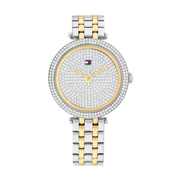 Tommy Hilfiger Γυναικείο Ρολόι 34mm Μπαταρίας με Ασημί Μεταλλικό Μπρασελέ – 1782760