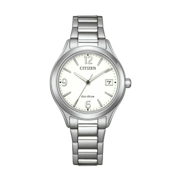Citizen Eco-drive Ανδρικό Ρολόι Μπαταρίας με Ασημί Μεταλλικό Μπρασελέ – FE6121-67A