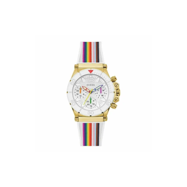 Guess Active Life Γυναικείο Ρολόι 42mm Μπαταρίας με Καουτσούκ Λουράκι – GW0432L1
