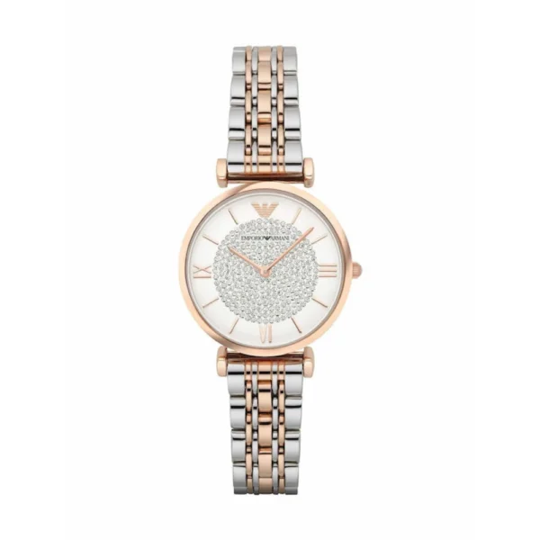 Gianni Γυναικείο Ρολόι 32mm Μπαταρίας με Ροζ Χρυσό Ατσάλινο Μπρασελέ – AR1926