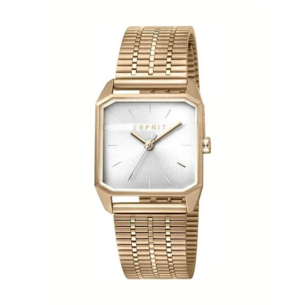 Cube Γυναικείο Ρολόι 29mm Μπαταρίας με Ροζ Χρυσό Ατσάλινο Μπρασελέ – ES1L071M0035