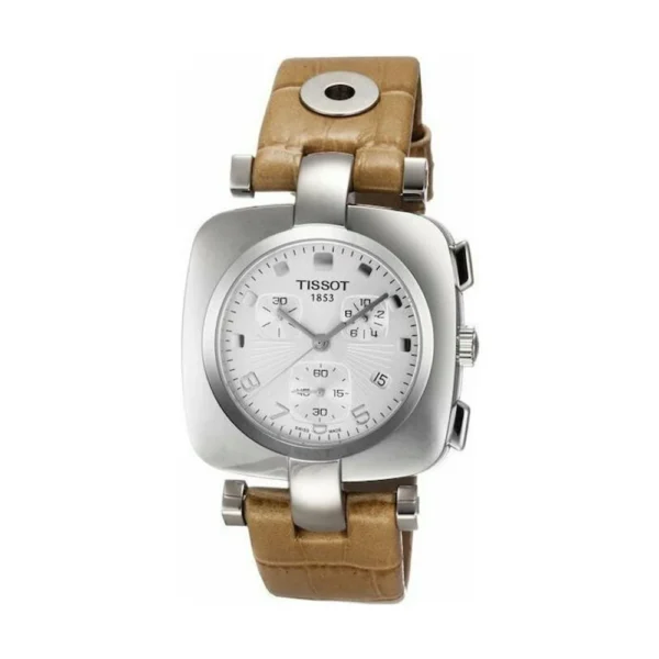 Tissot Γυναικείο Ρολόι Μπαταρίας με Δερμάτινο Λουράκι – T020.317.16.037.00