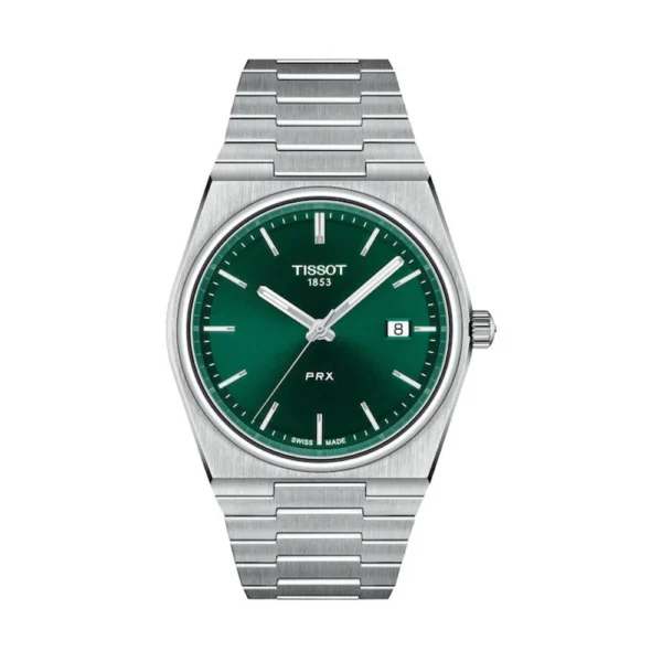 Tissot PRX Ανδρικό Ρολόι 40mm Μπαταρίας με Ασημί Ατσάλινο Μπρασελέ – T137.410.11.091.00