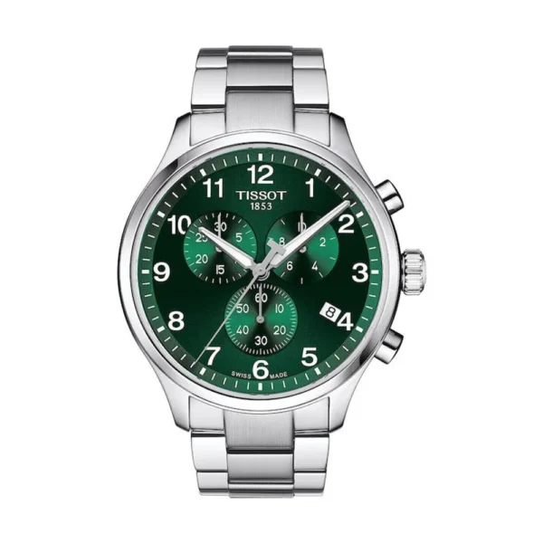 Tissot Chrono Xl Classic Ανδρικό Ρολόι 45mm Χρονογράφος Μπαταρίας με Ασημί Ατσάλινο Μπρασελέ – T116.617.11.092.00