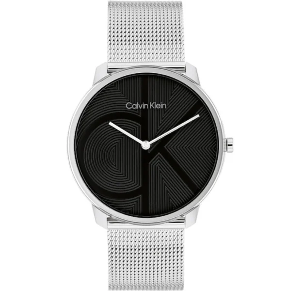 Calvin Klein Iconic Ανδρικό Ρολόι 40mm Μπαταρίας Ασημί – 25300012