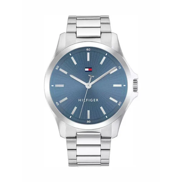 Bruce Ανδρικό Ρολόι 43mm Μπαταρίας με Ασημί Ατσάλινο Μπρασελέ – 1710670