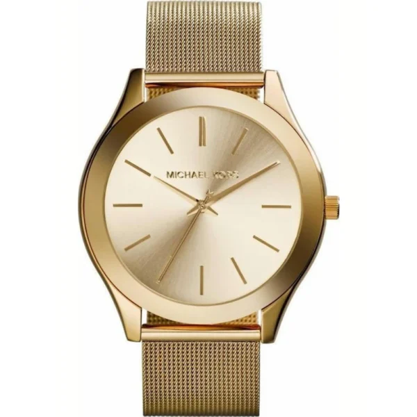 Michael Kors Runway Γυναικείο Ρολόι 42mm Μπαταρίας με Χρυσό Ατσάλινο Μπρασελέ – MK3282