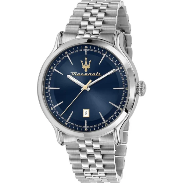 Epoca Ανδρικό Ρολόι 42mm Μπαταρίας Ασημί – R8853118021