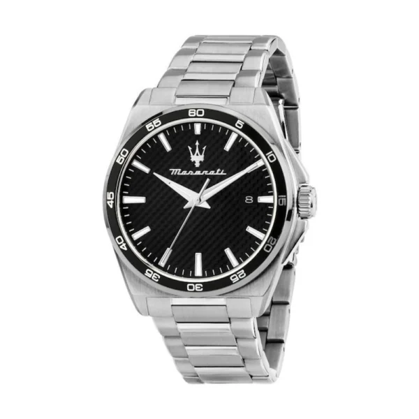 Ανδρικό Ρολόι 41mm Μπαταρίας με Ασημί Ατσάλινο Μπρασελέ – R8853152002